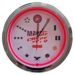 Marine Corps - 15" NEON Wall Clock