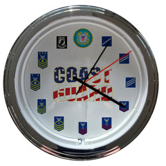 Coast Guard - 15" NEON Wall Clock